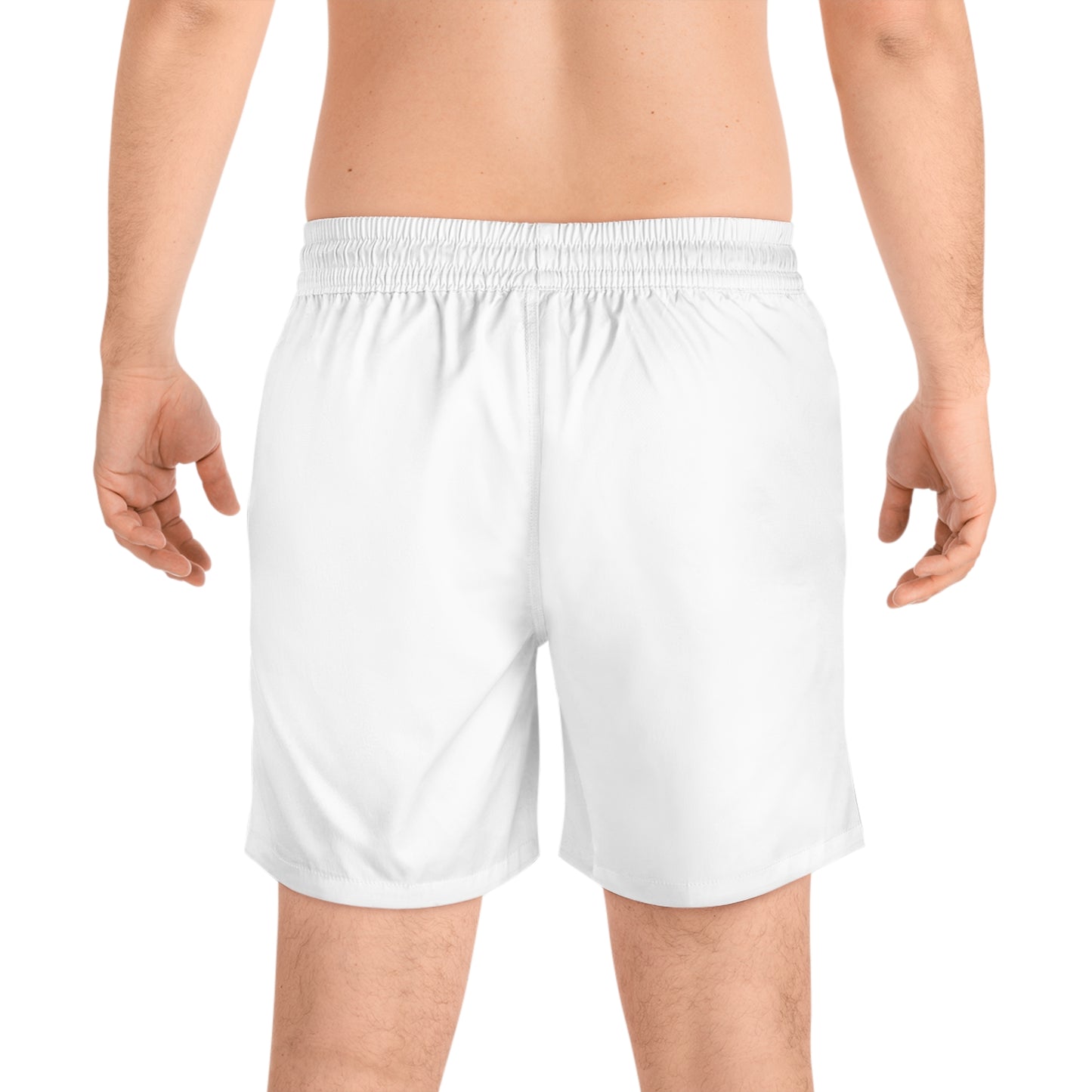 STOP Men's Mid-Length Swim Shorts (AOP)